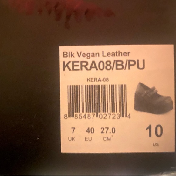 DEMONIA KERA PLATFORM MARY JANE HIGH WEDGE 4IN HEEL - Picture 3 of 5